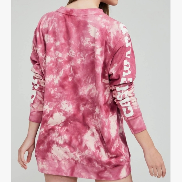 NWT Women's Wildfox Dead Or Alive Road Trip Tye Dye Sweatshirt - Picture 10 of 10